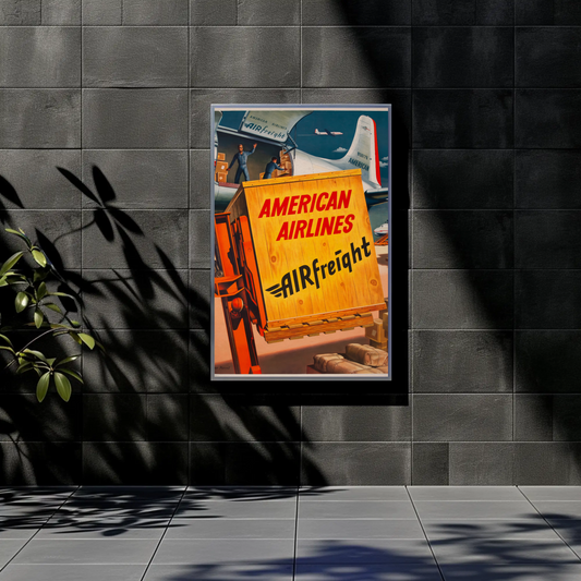 American Airlines Airfreight Poster