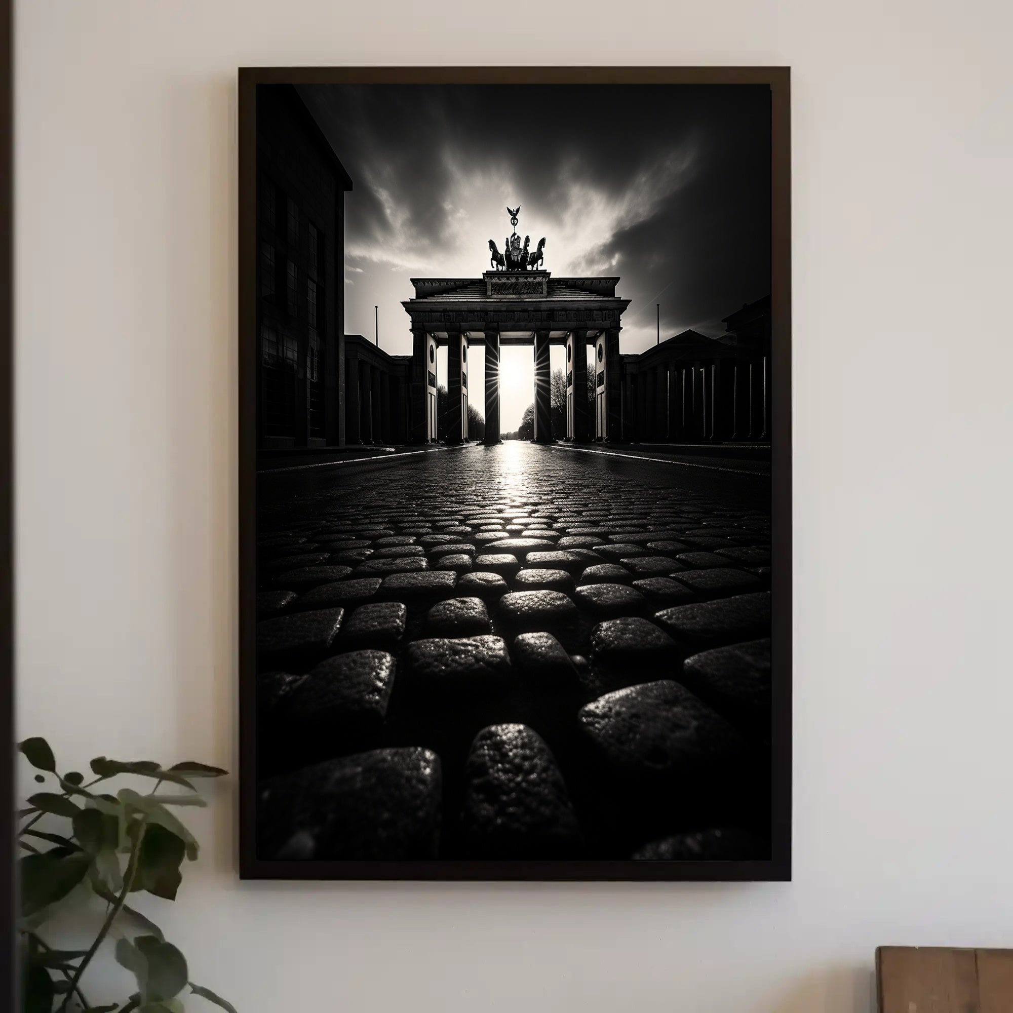 Sunrise At The Brandenburg Gate Poster
