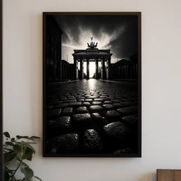 Sunrise At The Brandenburg Gate Poster