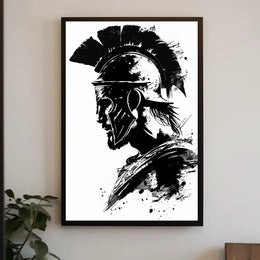 Warrior in Ink Poster PosterGoat