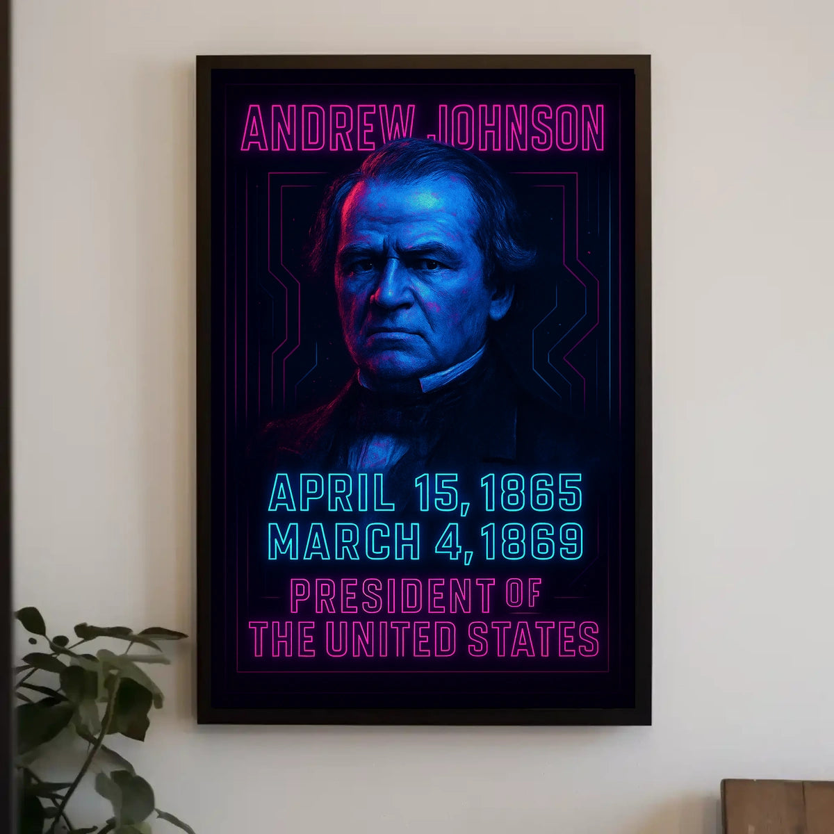 Andrew Johnson 17th President Poster
