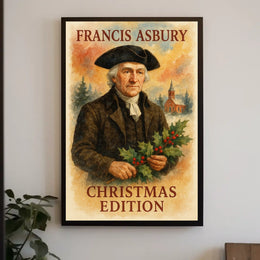 Historical Francis Asbury Christmas Edition Poster
