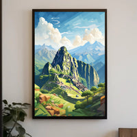 Machu Picchu Adventure Art Print Cultural or Heritage Poster