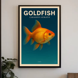 Goldfish Carassius Auratus Poster