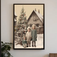 Vintage Holiday Charm Vintage Poster