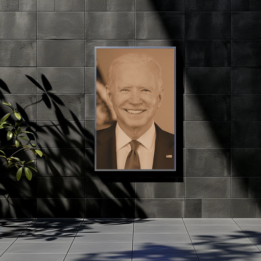Joe Biden 46th President Sepia Photo