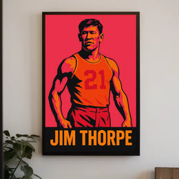 Jim Thorpe Athletic Legend Poster