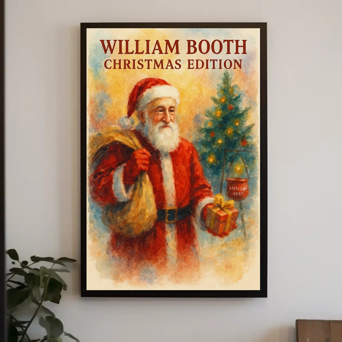 Santa Claus Vintage Charm Christmas Cultural Heritage Poster