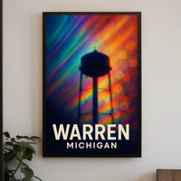 Warren, Michigan A Colorful Tribute Poster