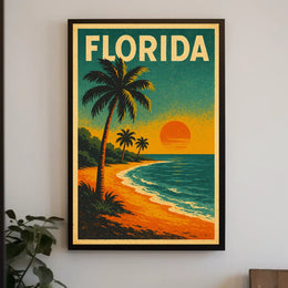 Florida Sunset Poster