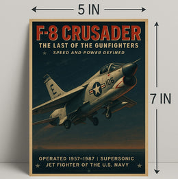 F-8 Crusader The Last of the Gunfighters Poster PosterGoat