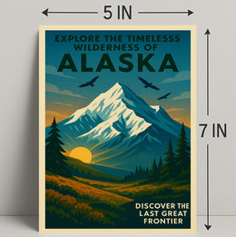 Explore The Wilderness Of Alaska Poster PosterGoat