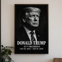 Donald Trump Visionary Modern Times American Pride Patriotism Photography Realism Leadership Poster