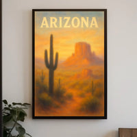 Arizona Desert Landscape Poster