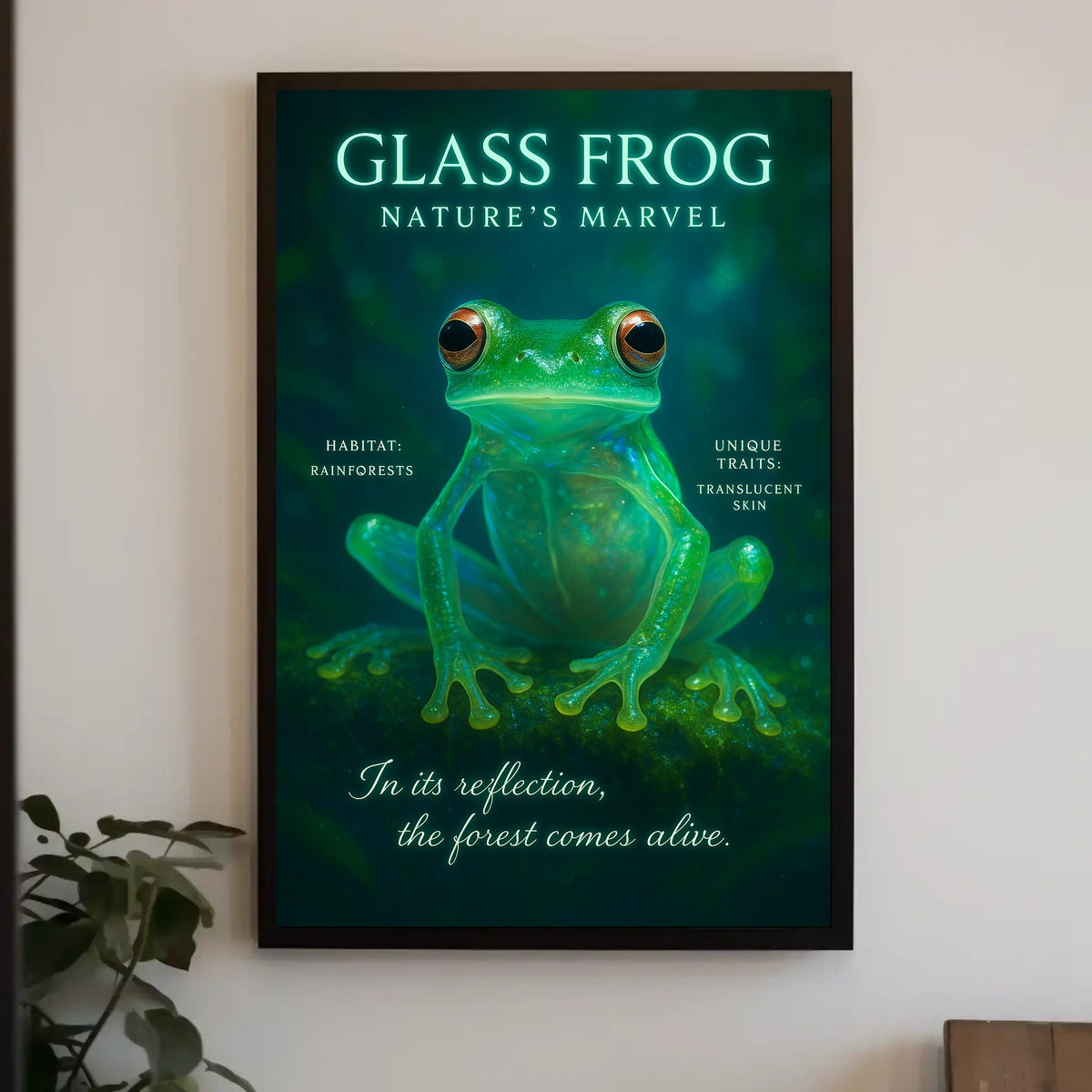 Glass Frog NatureS Marvel Poster