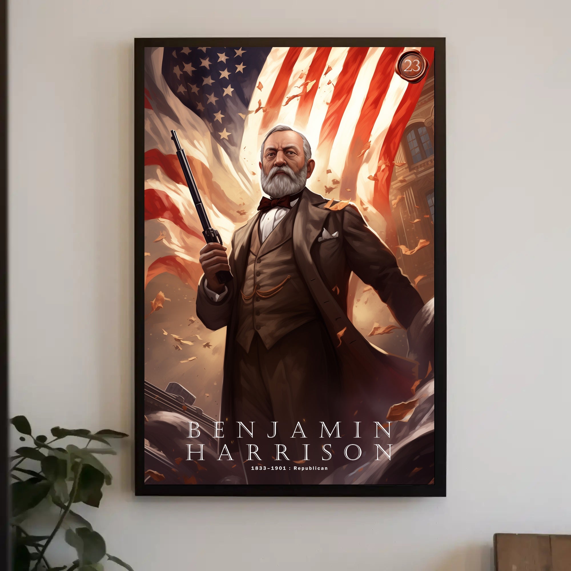 Benjamin Harrison President Poster