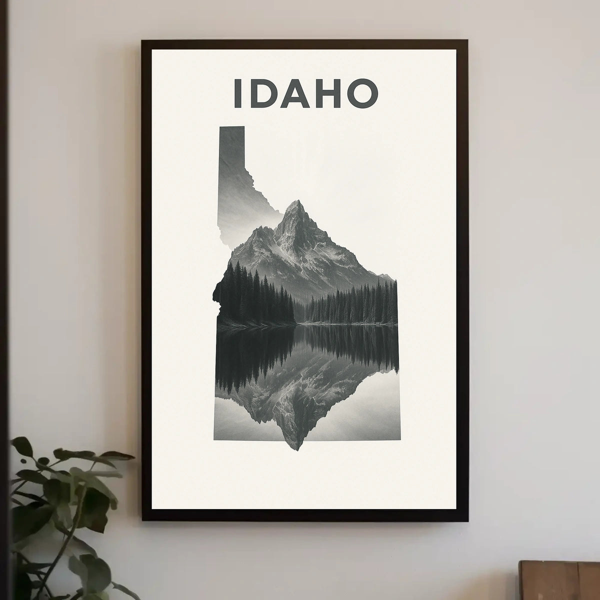 Idaho Landscape Art Poster