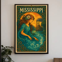 Mississippi River Spirit Poster