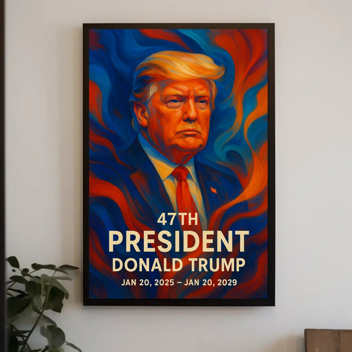 Presidential Vision Donald Trump Patriotic Cinematic Poster