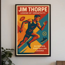 Jim Thorpe The Ultimate Sports Legend Jim Thorpe Poster