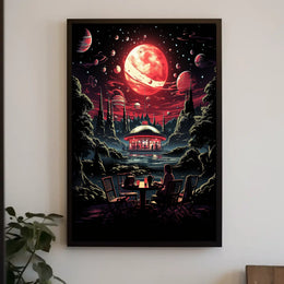 Cosmic Diner Dreamscape Poster