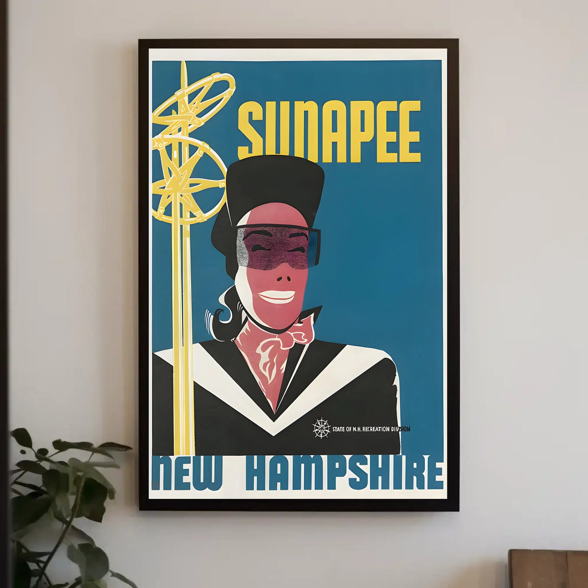 Sunapee Skiing Adventure Poster