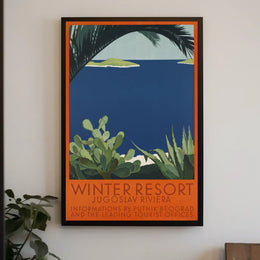 Winter Resort Jugoslav Riviera Poster