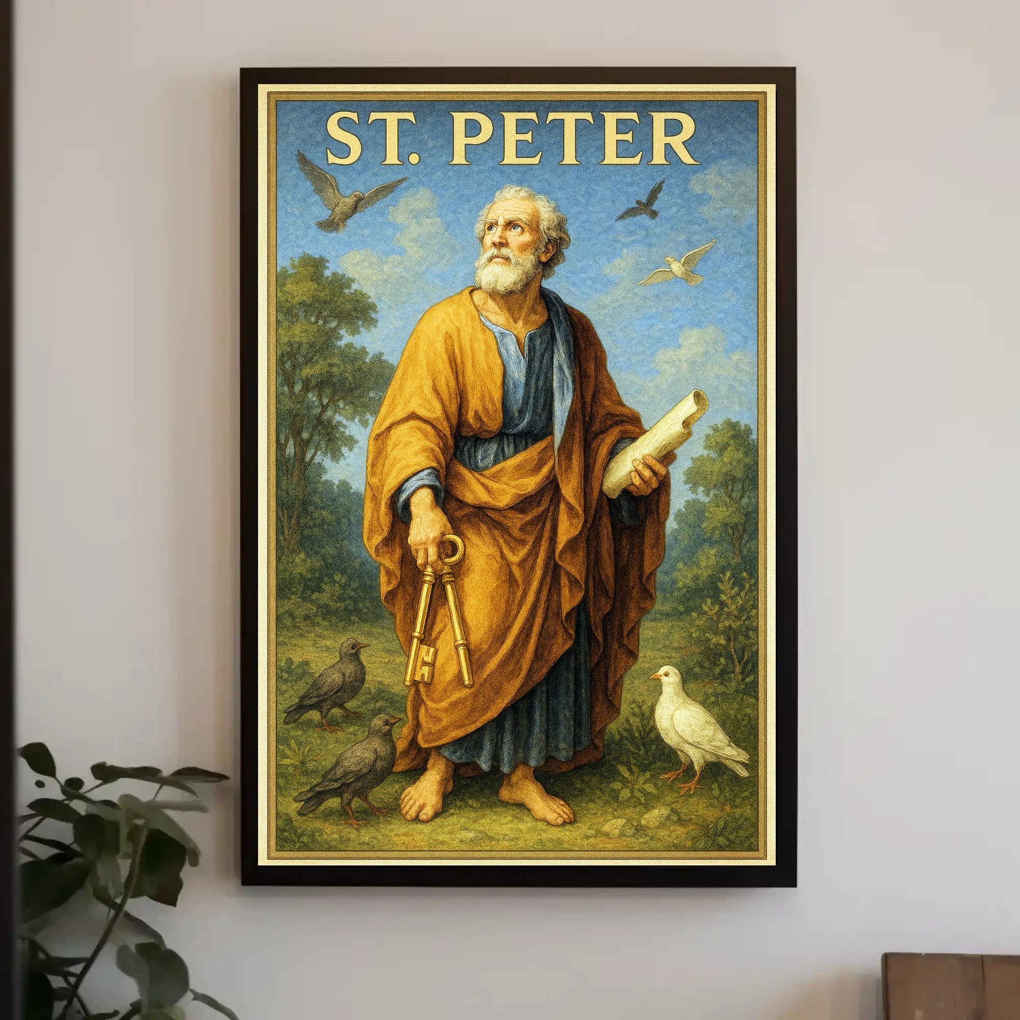 St. Peter - Keeper of the Keys Poster PosterGoat