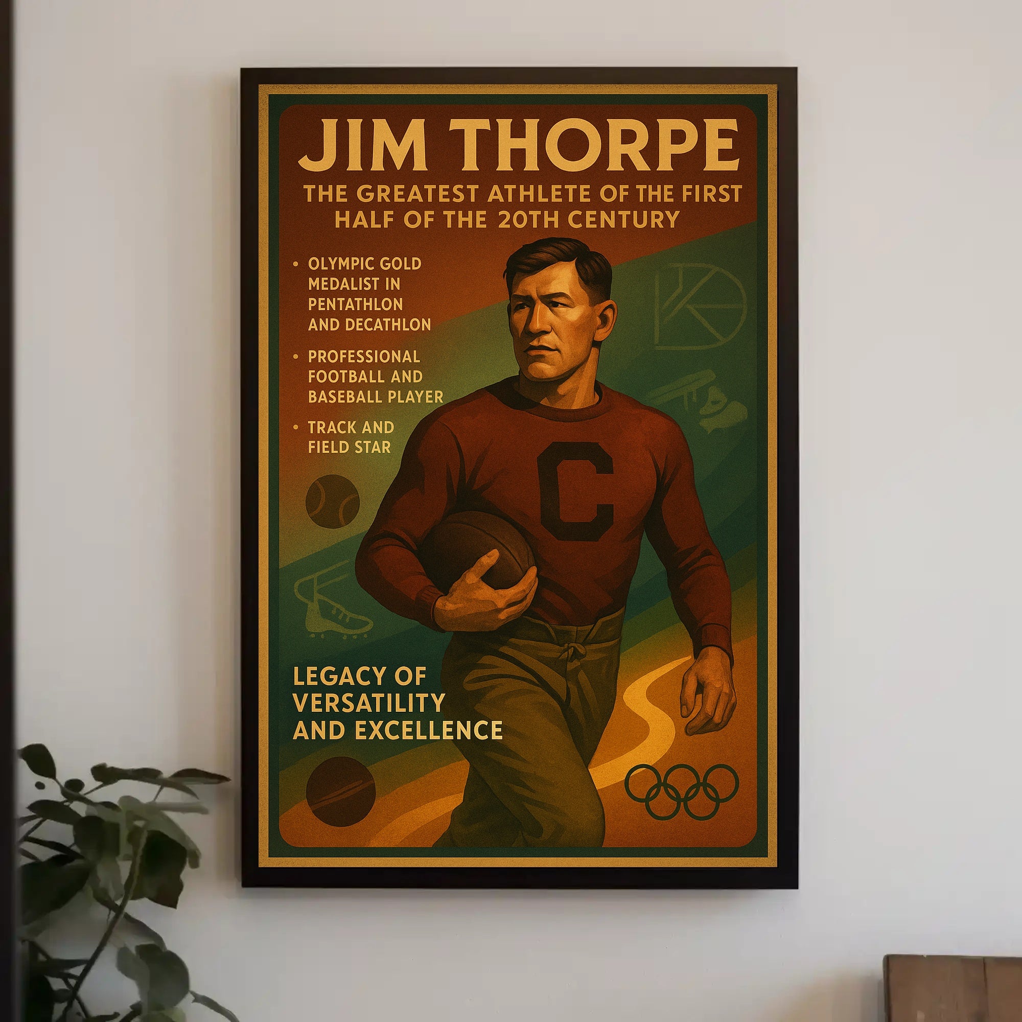 Jim Thorpe: A Legacy of Versatility and Excellence Poster