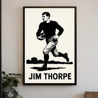 Jim Thorpe Legendary Athlete Poster