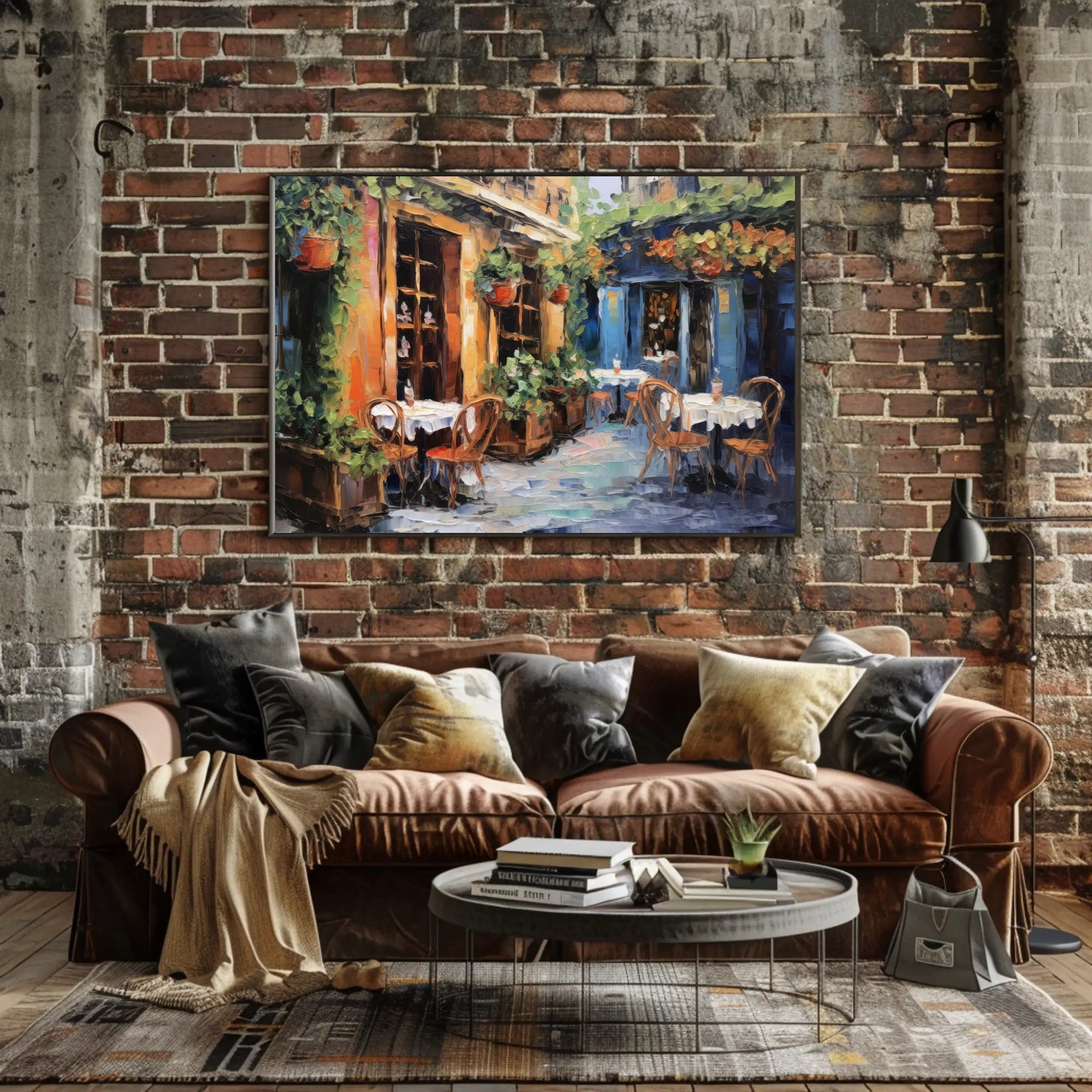 Charming Café Corner Poster