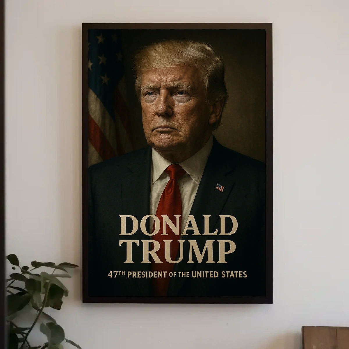 Donald Trump 47th President Poster Wall Art Decor Accent