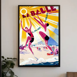La Baule La Plage Du Soleil Poster