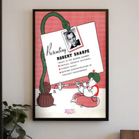Vintage Magician Poster: Exotic Comedy Magic Show