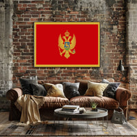 Montenegro Flag Poster