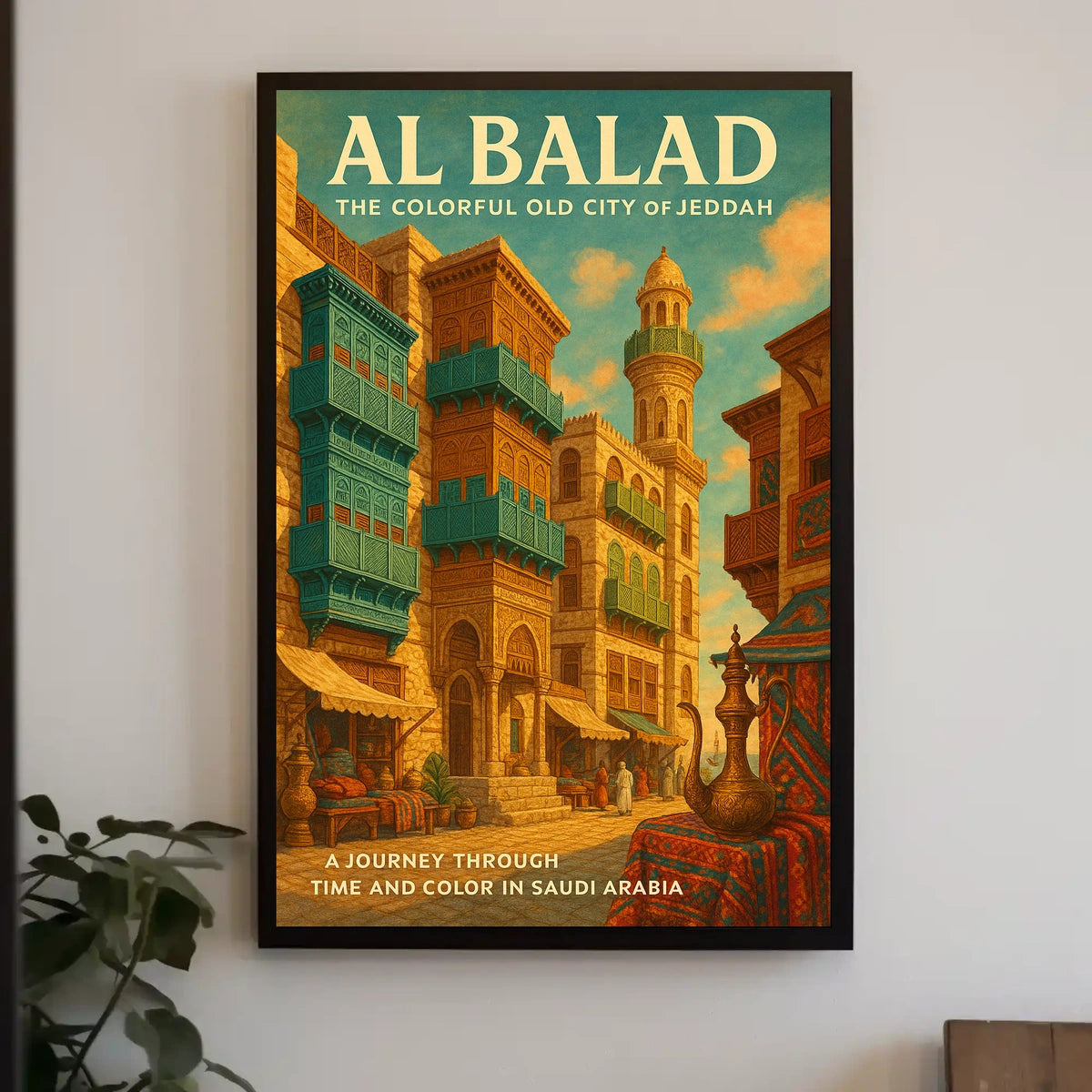 Al Balad The Colorful Old City Of Poster