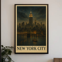 New York City Skyline Poster