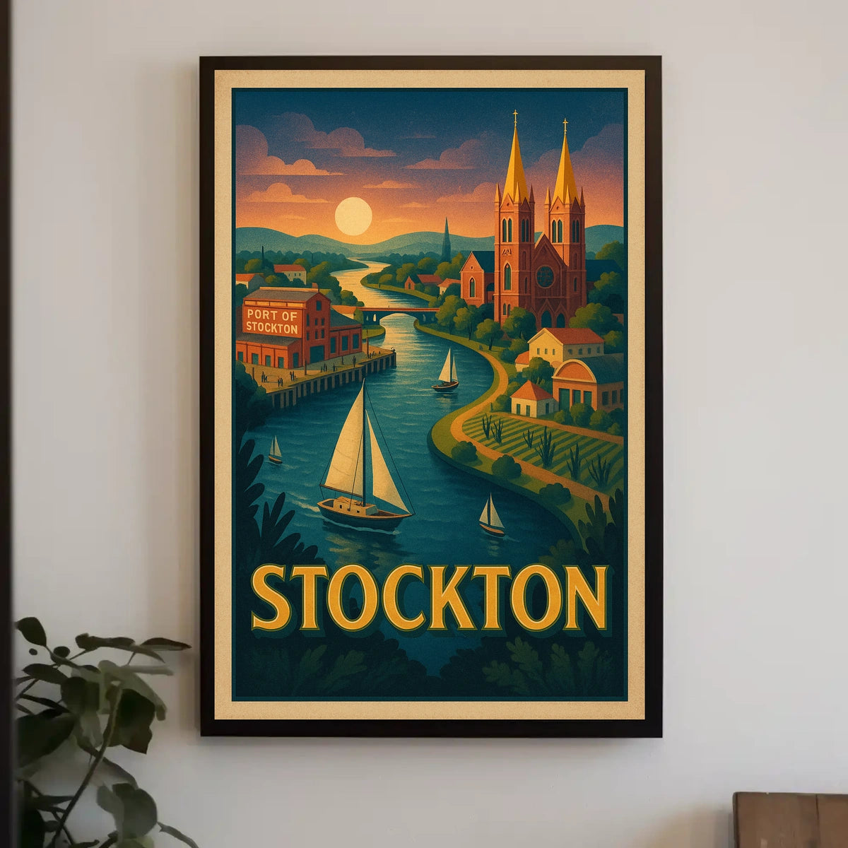 Stockton Scenic Poster
