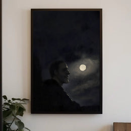 Moonlit Silhouette: Dark Night Fantasy or Mythology Poster PosterGoat