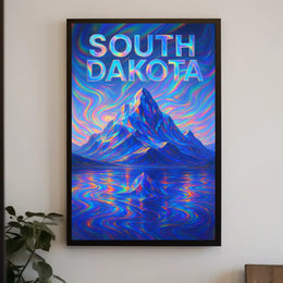 South Dakota Vibrant Landscapes Poster
