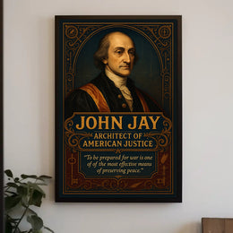 John Jay Architect Of American Justice Poster
