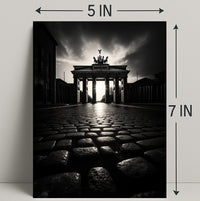 Sunrise At The Brandenburg Gate Poster