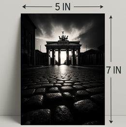 Sunrise At The Brandenburg Gate Poster