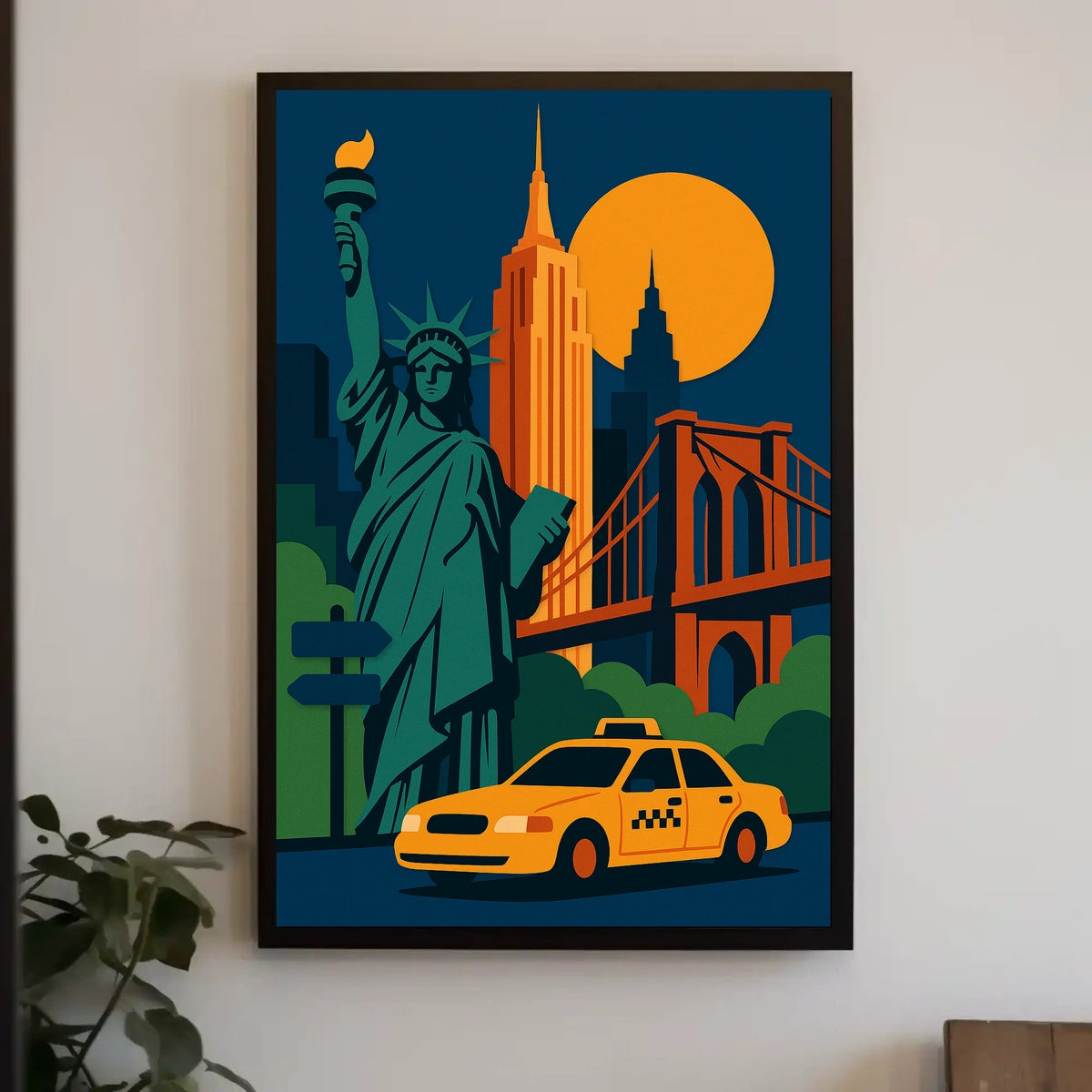 New York City Icons Poster