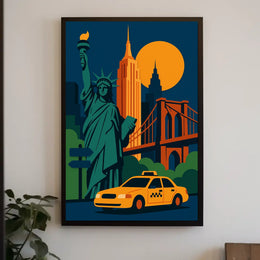 New York City Icons Poster