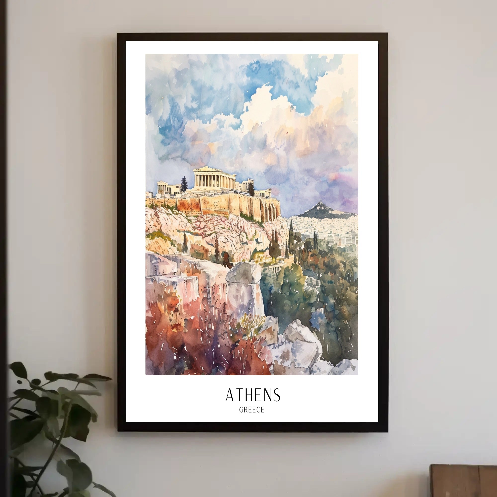 Acropolis at Dusk: A Cultural or Heritage Poster PosterGoat