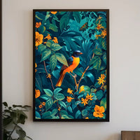Vibrant Jungle Symphony Wall Art Print