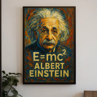Albert Einstein Iconic Physicist Poster