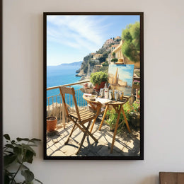 Serene Mediterranean Artists’ Retreat Travel Poster