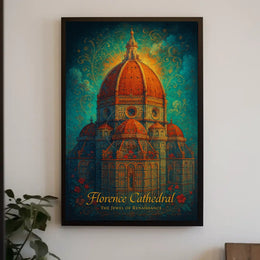 Florence Cathedral Renaissance Art Cultural Heritage Poster
